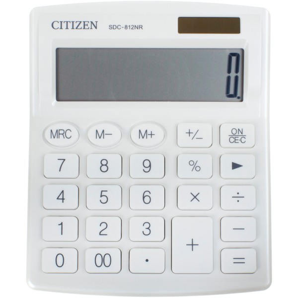 Калькулятор Citizen white SDC812NRWHE