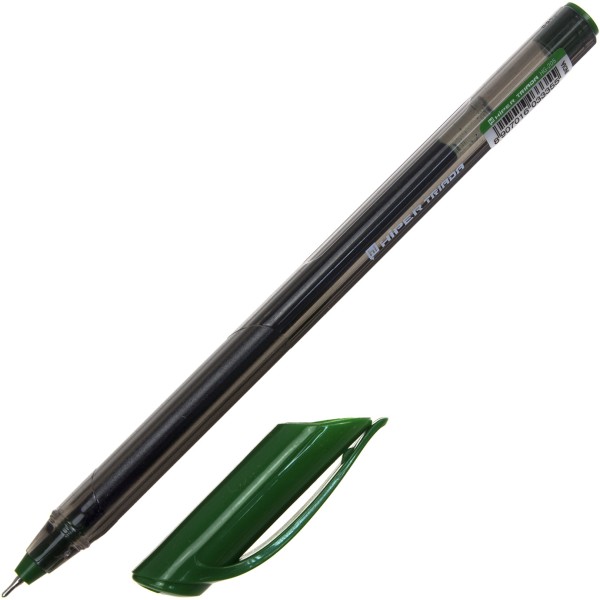 Ручка гелева Hiper Triada 0,6 мм зелена (10) (100) HG-205