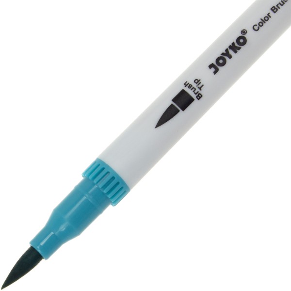 Фломастери двосторонні Joyko 48 кольорів пензлик/лінер (1) (6) (36) CLP-40/3159
