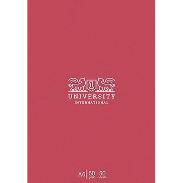 Блокнот A6 50 аркушів клітинка Student Школярик картонна обложка (10) (240) A6-GB-050-828K