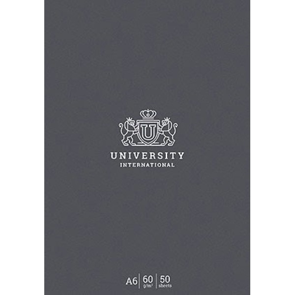 Блокнот A6 50 аркушів клітинка Student Школярик картонна обложка (10) (240) A6-GB-050-828K