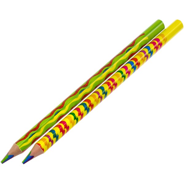 Карандаш цветной, шестицветный грифель Yes Rainbow Jumbo треугольный 290576