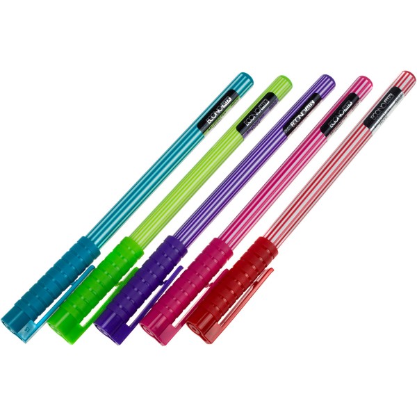 Ручка масляна кулькова Economix Tropic 0,7 мм, синя (50) E10247