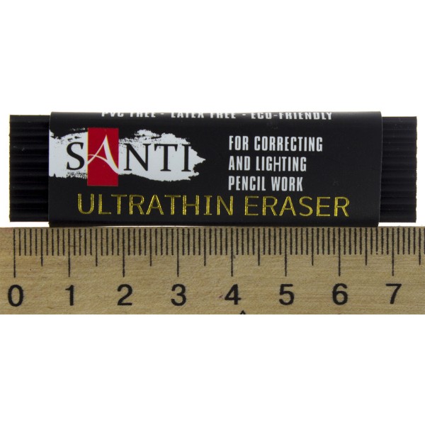 Гумка ультратонка професійна художня Santi 75х20х5мм (36) 560539  