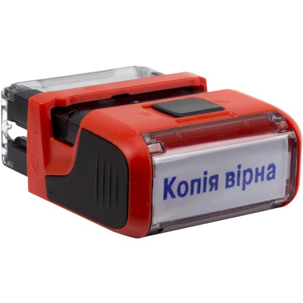 Оснастка для штампа пластикова 38 х14 мм Trodat Копія вірна червона 4911