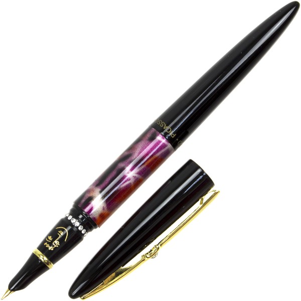Ручка чернильная Picasso в подарочной картонной упаковке, черный корпус №988 F
