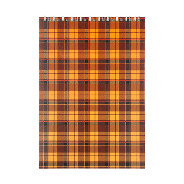 Блокнот на пружині А4 тверда обкладинка 48 аркушів клітинка (4) (40) №D8013-01 Delta by Axent