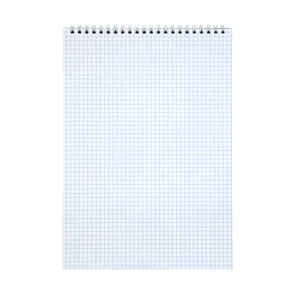 Блокнот на пружині А4 тверда обкладинка 48 аркушів клітинка (4) (40) №D8013-01 Delta by Axent