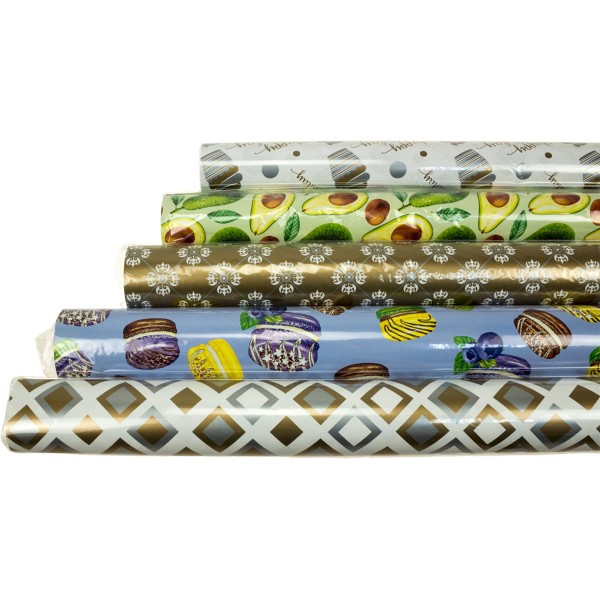 Папір пакувальний 70х100 см Мандарин (50) №1120 