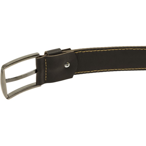 Ремінь чоловічий коричневий лак M 120 см Breidon  