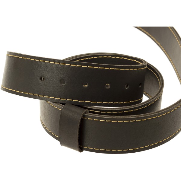 Ремінь чоловічий коричневий лак XL 135 см Breidon  