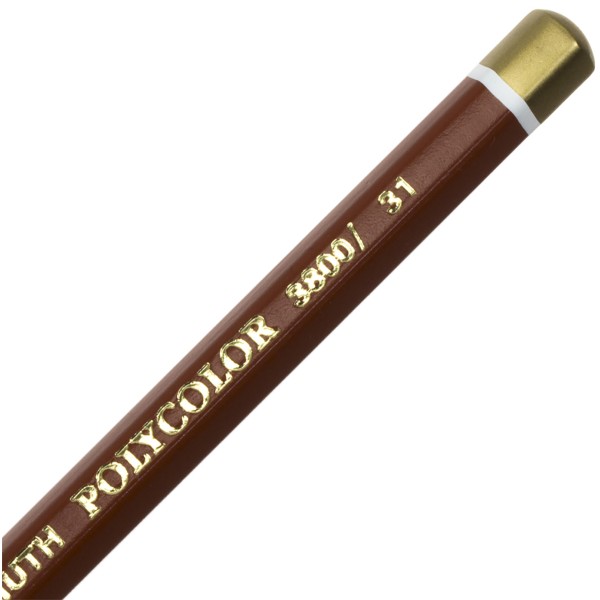 Олівець кольоровий Koh-i-noor Polycolor художній light brown/світло-коричневий (12) 3800/31