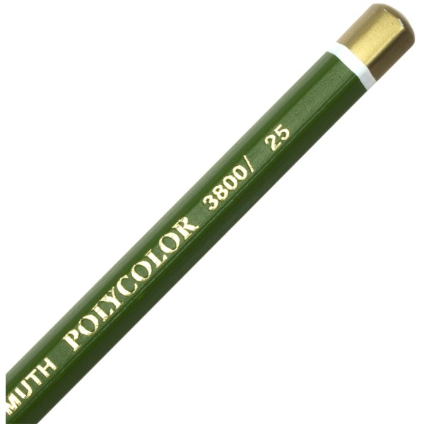 Олівець кольоровий Koh-i-noor Polycolor художній meadow green / луговий зелений (12) 3800 / 25