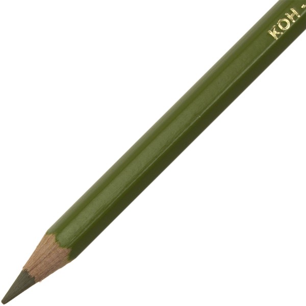 Олівець кольоровий Koh-i-noor Polycolor художній ovlive green dark/оливковий темно-зелений (12) 3800/27
