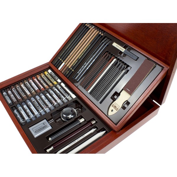 Набір художній 54 предмета Koh-i-noor Gioconda Polycolor велика дерев'яна коробка 8896 / 1/5532