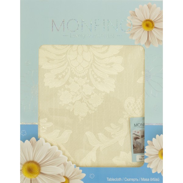  Скатертина синтетична Ромашка 145х220 см в подарунковій упаковці (32) №MF8260