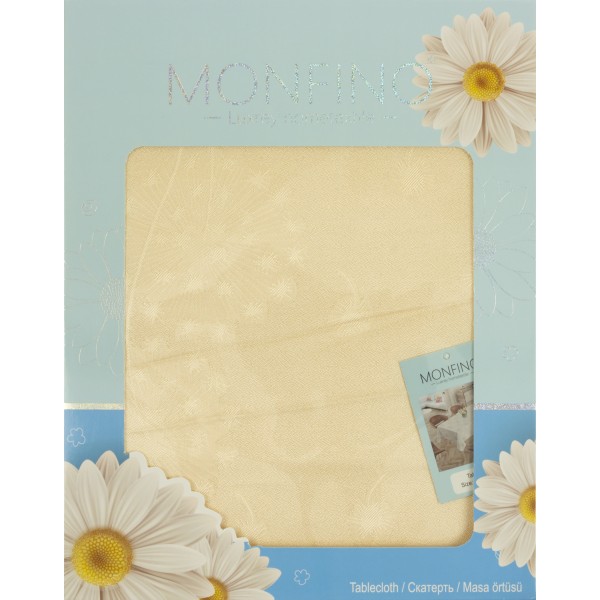  Скатертина синтетична Ромашка 145х220 см в подарунковій упаковці (32) №MF8260