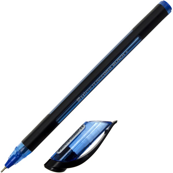 Ручка масляна кулькова Hiper Accord Black 0,7 мм тригранна синя (50) HO-550 B