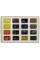 Набір акварельних фарб 16 кольорів кювета, картон, Rosa Studio 340204