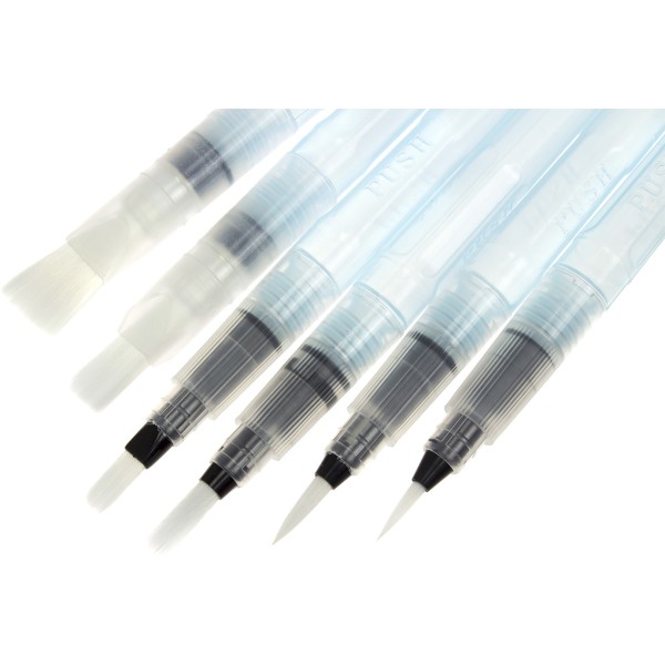 Набір пензлів 6шт Neo Line з резервуаром для води (14) WP-06 