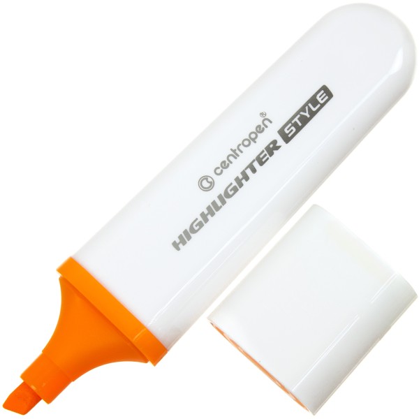 Текстмаркер Centropen клиновидный Highlighter Style 1-4,6 мм оранжевый (10) 6252 / 52 /