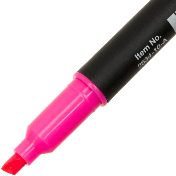  Текстмаркер Axent клиновидний Highlighter Dual 2-4 мм рожевий (12) (144) №2534-10-A