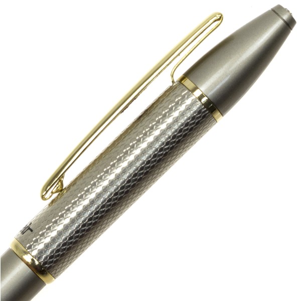 Ручка кулькова FlairP Souvenier сатин золота 48071 синя №776