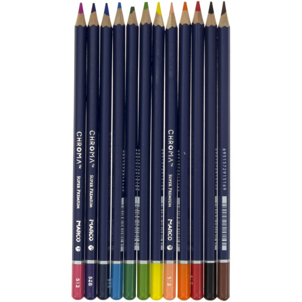 Олівці кольорові 12 кольорів Marco Chroma (12) (144) 8010-12CB/1336