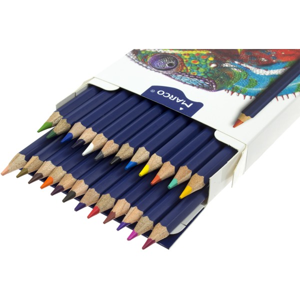 Олівці кольорові 24 кольори Marco Chroma (6) (72) 8010-24CB/1350