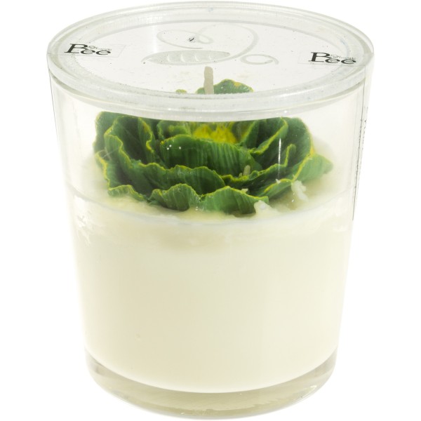  Свічка Квітка 376 гр у склянці