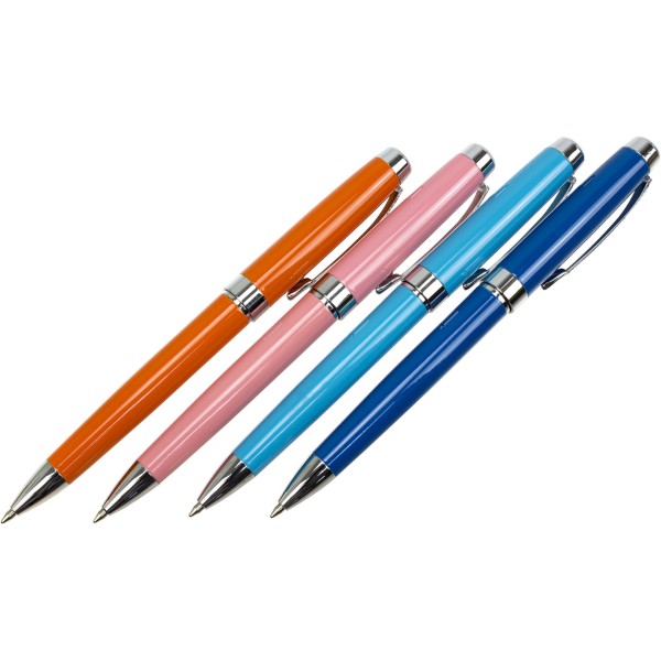 Ручка автоматическая шариковая с поворотом металлическая Baixin (12) №BP841