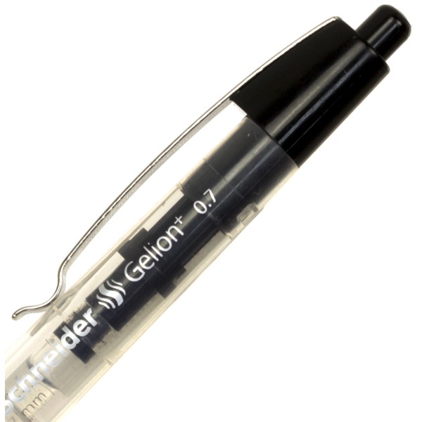  Ручка автоматическая гелевая Schneider Gelion 0,7 мм черная (10) №S101001