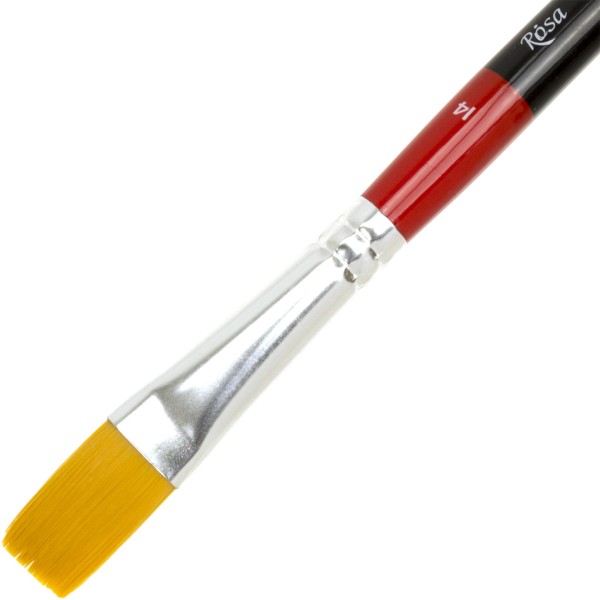 Пензлик художній Rosa Start синтетика, плоский 14 к.р. 101/18610114