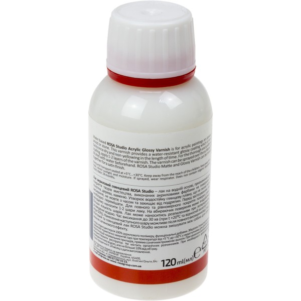 Лак акриловий глянцевий 120 мл Rosa Studio 750010101