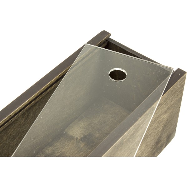 Коробка для напоїв 38х12х12см фанера лакована