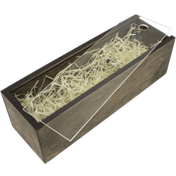 Коробка для напоїв 38х12х12см фанера лакована