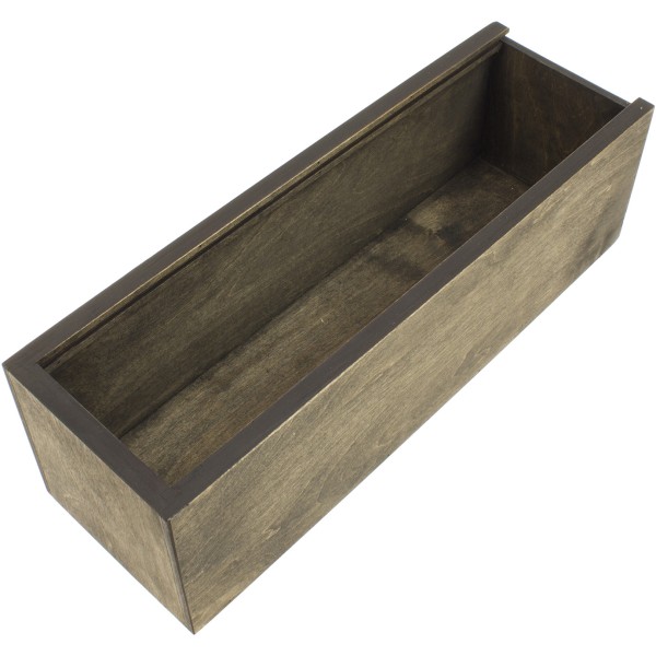 Коробка для напоїв 38х12х12см фанера лакована