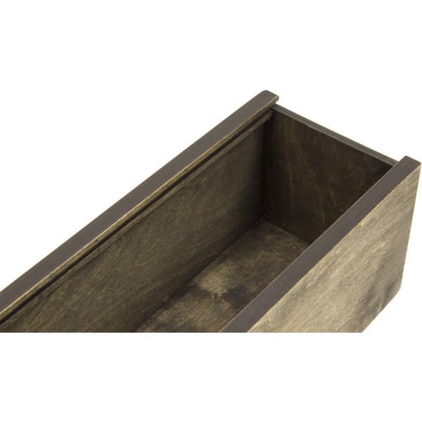 Коробка для напоїв 38х12х12см фанера лакована