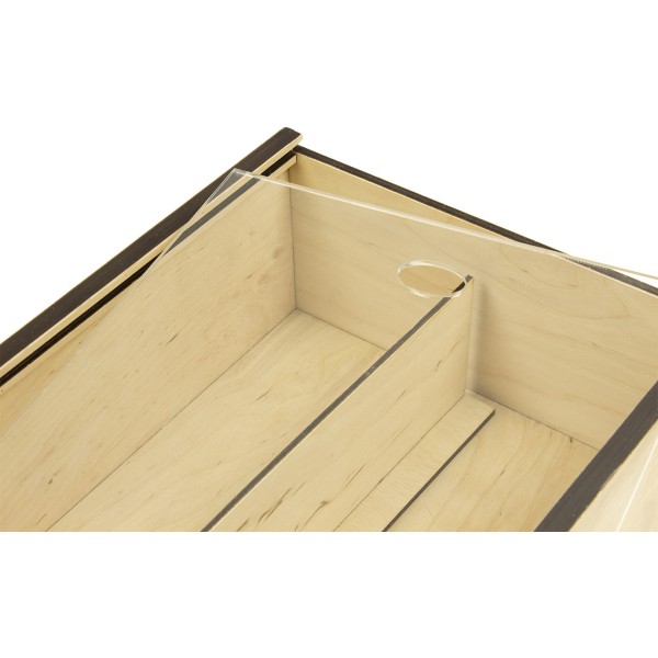 Коробка для напоїв 38х23х12см фанера