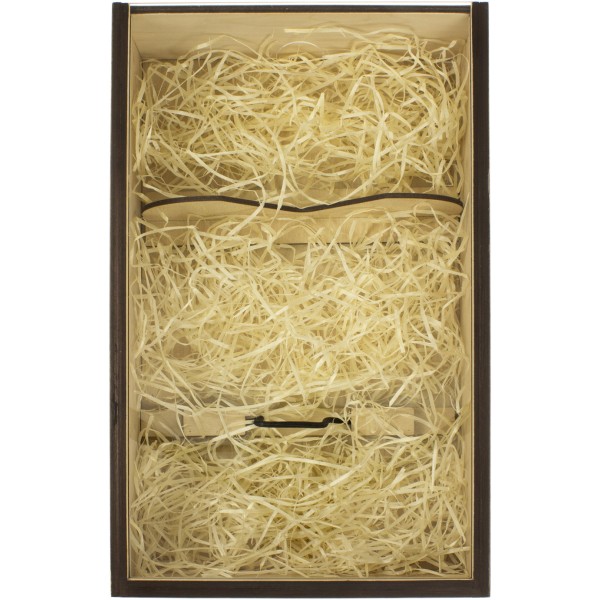 Коробка для напоїв 38х23х12см фанера