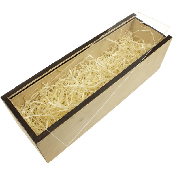 Коробка для напоїв 38х12х12см фанера