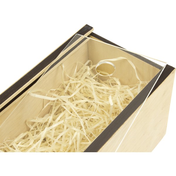 Коробка для напоїв 38х12х12см фанера