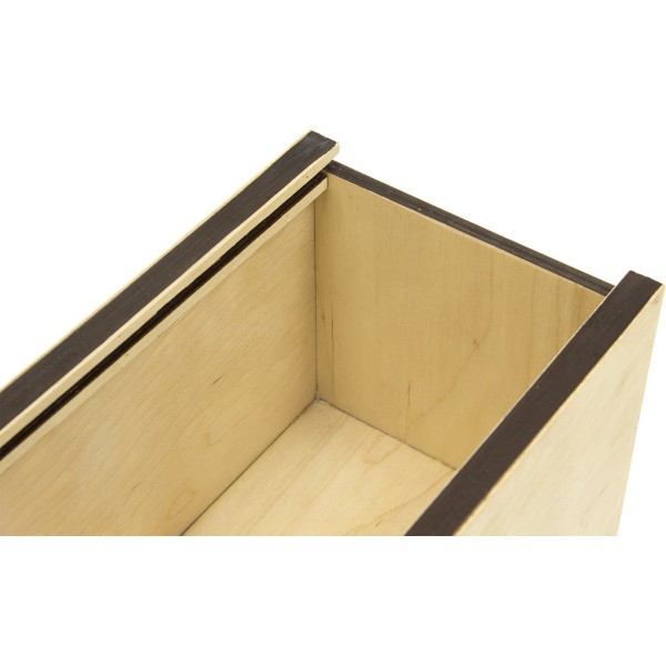 Коробка для напоїв 38х12х12см фанера