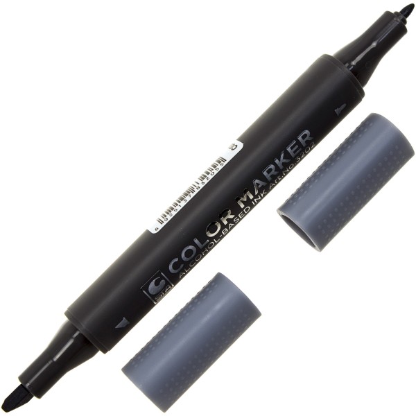 Маркер художественный двусторонний STA холодный серый-5 (6) 3202-CG5