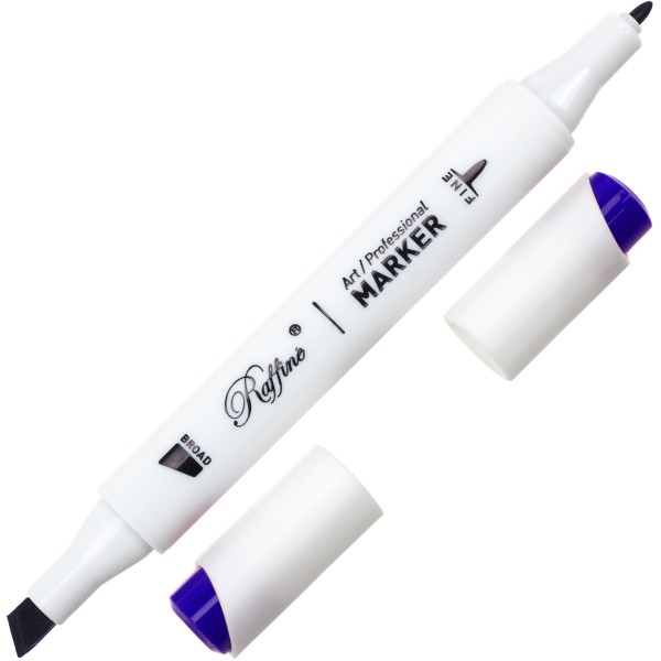 Маркер-скетч двусторонний Marco Ultramarine №7800-6CB / B118