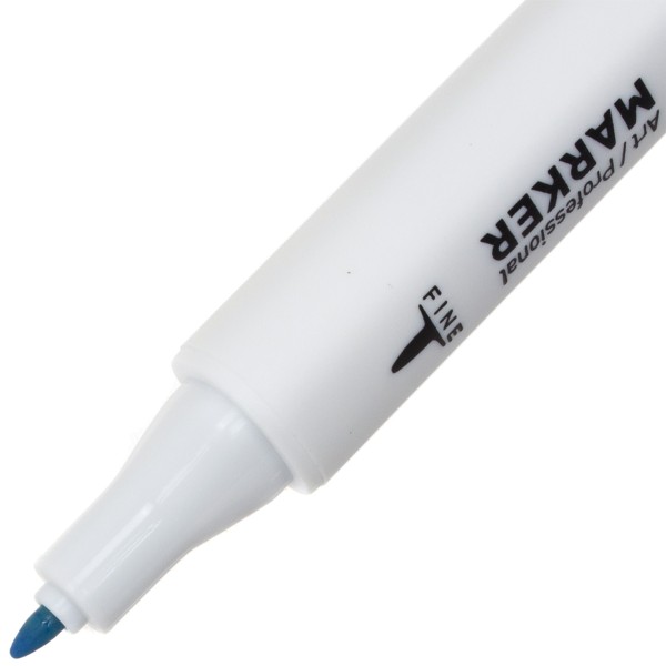 Маркер-скетч двусторонний Marco Pastel blue 7800-6CB / B203
