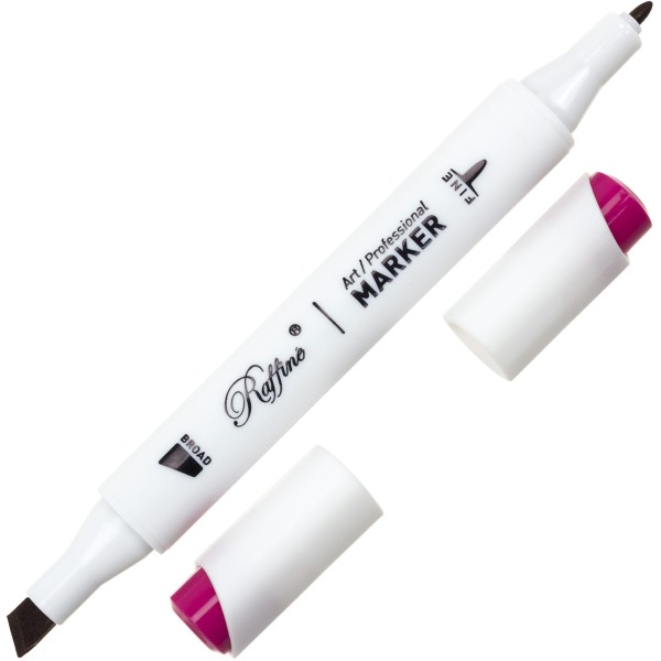 Маркер-скетч двусторонний Marco Old red №7800-6CB / R427