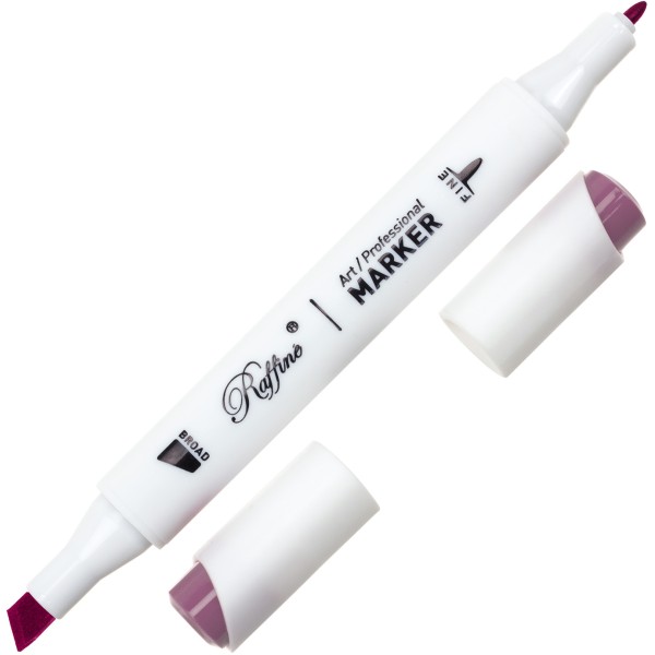 Маркер-скетч двусторонний Marco Pastel pink №7800-6CB / R503