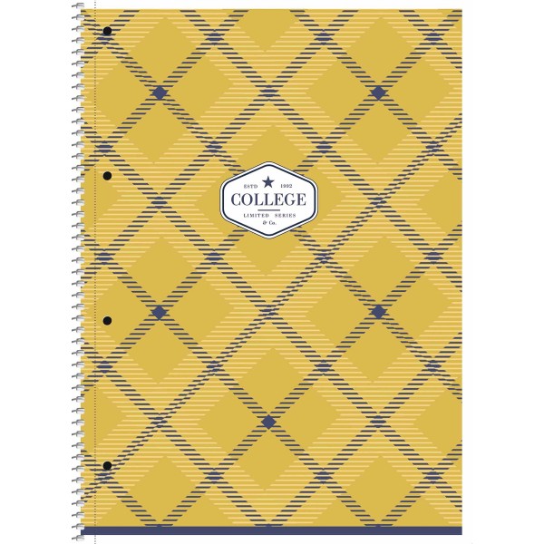 Коледж блок A4+ 80 аркушів лінія Student матова ламінація (4) (64) A4-080-6703 L Школярик