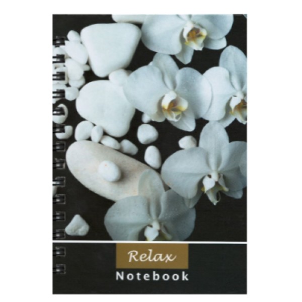 Блокнот на пружині A5 80 аркушів клітинка тверда обкладинка (10) №ЗТП-015-МВ Міцар